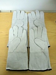 2 PAIR Memphis Regular Grade Shoulder Welding Gloves Cotton Lined Wing Thumb