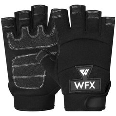 Tough Fingerless Performance Gloves Protection Work Gloves Padded Palm Halffinge
