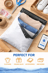 Kelvo Poly Mailer Shipping Bags Self Seal Waterproof 10×13 12×15.5 Choose Qty
