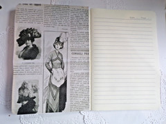 Junk Journal with finished cover and blank pages for you to finish