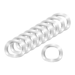 20Pcs 0.83″x0.55″x0.01″ (ODxIDxT) 304 Stainless Steel Wave Spring Washer