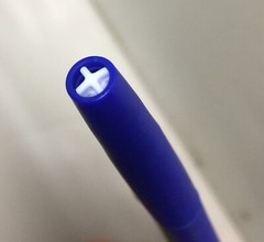 PAPER MATE Flair Felt Tip Blue Pens SET OF 12 Office/School Supplies >NEW<