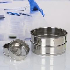 1000 Mesh Lab Sieves 4” Diameter Stainless Steel Wire Cloth