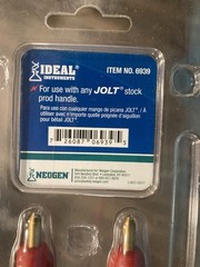 2 New # 6939 Neogen Ideal Jolt Electric Stock Prod Shaft 52” Cattle Livestock