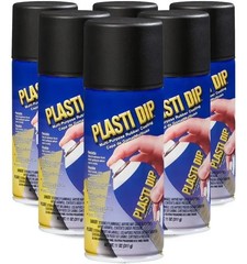 Plasti Dip MATTE Black 11oz Spray Cans Case of 6