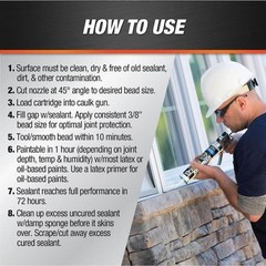 Dynaflex Ultra 10.1 Oz. Brown Advanced Exterior Window, Door and Siding Sealant