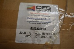 CES Engineering Bond Paper 20 lbs 30″ x 500′ 3CR 2 Rolls White 20# READ