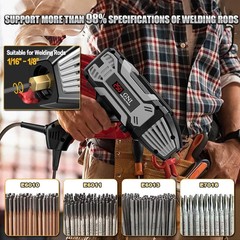Saker Portable Electric Welding Machine 110V Handheld Welder with Toolbox 20 Rod