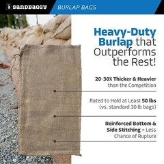 10 14×26 Burlap Bags, Burlap Sacks, Sandbags, Gunny Sack, Potato Sacks, Sack