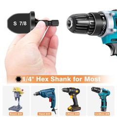 11pcs Swaging Drill Bit Tool Set Flare Tube Copper Pipe Expander for HVAC Repair