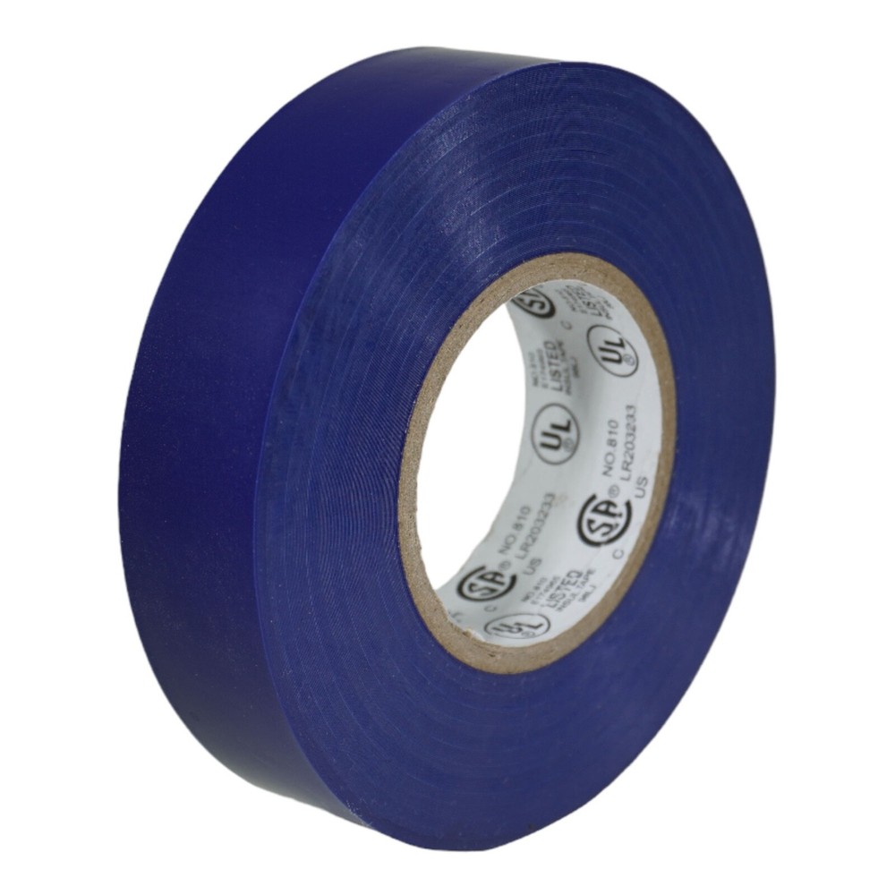 TapesSupply 100 ROLLS BLUE ELECTRICAL TAPE 3/4″ X 66 FT