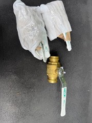 LOT {6} 1″ Ball Valves P X P; {4} 1″, {1} 3/4 {1} 1-1/4 Full Port Made in Italy