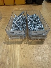 Vintage Stock Rivet Set 1/8 5/32 3/16 Various Lengths Kit