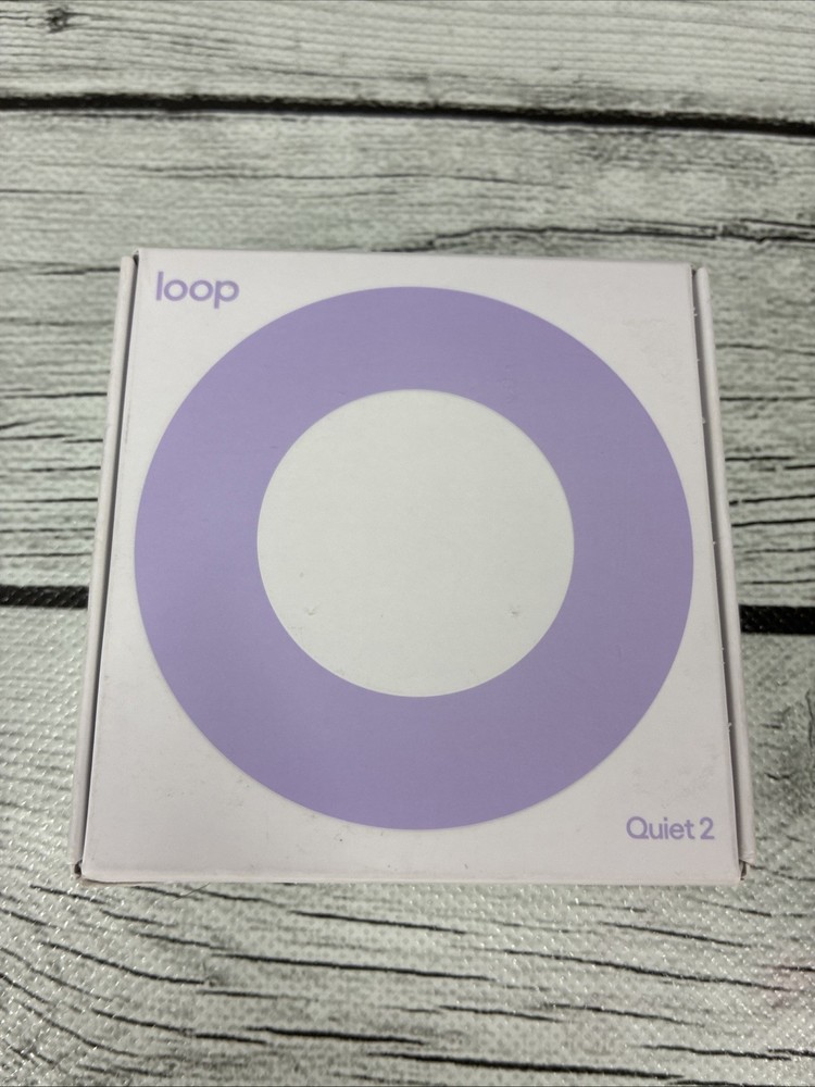Loop Quiet 2 Ear Plugs Violet Noise-Reducing Earplugs NRR 14dB SNR 24db Sealed