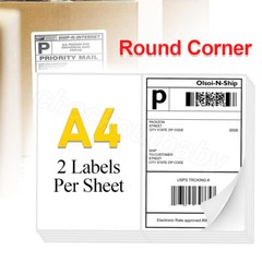 Premium 8.5×5.5 Half-Sheet Shipping Labels Self-Adhesive Blank & Ready to Use