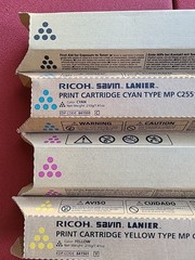 4 Ricoh Toner SET MP C2551 C2550 C2050 C2030 C2530 841280 841281 841282 841283
