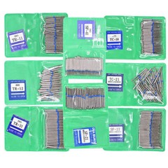 50 Pcs Dental Diamond FG High Speed Burs For Polishing Smoothing TC Series Burs