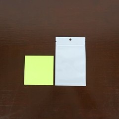 New Flat Clear/White QuickQlick™ Bags Pouches with Hang Hole Different Sizes