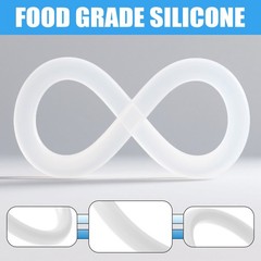 White Silicone Rubber O Rings 3.5mm Cross Section 5mm-78mm ID Food Grade O Ring