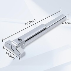 Panic Bar for Exit Door Commercial Emergency Push Bar Lock Stainless Steel
