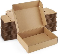 Shipping Boxes 7x5x2 inches White Small Mailing Boxes 25 Pack Cardboard Corrugat
