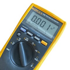 Fluke 179 True RMS Digital Multimeter Backlight Temp CAT III 1000V AC/DC Yellow