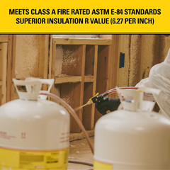 Stanley F994C Spray Foam 1 Kit (600 Board Feet) Closed Cell Class A Fire Rated