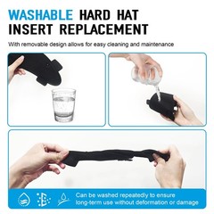 Hard Hat Top Pads and Sweatbands for Safety Helmet, Washable Hard Hat Cooling…