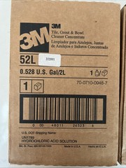 2x 2 liters 3M 52L Tile Grout Bowl Cleaner Concentrate Twist & Fill New In Box