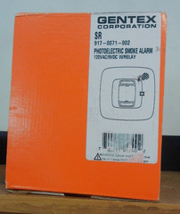 NEW GENTEX SR Photoelectric Smoke Alarm 120VAC/9VDC w/ Relay 917-0071-002