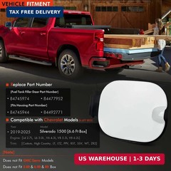 84736200 Fuel Tank Filler Cap Door Fit for Chevy Silverado 2500 3500 HD For GMC