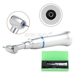 10 Dental Low Speed Handpiece 1:1 Contra Angle Push Button fit FG 1.6mm Burs USA