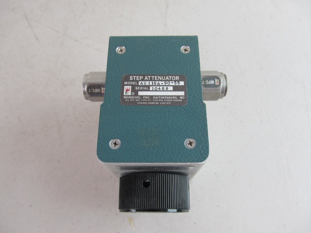 Weinschel RF Coaxial Attenuator 0-90 dB In 10 dB Steps WPC-7 Conns AD118A-90-55