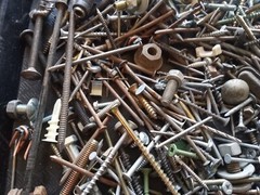Bulk Assorted Loose BOLTS SCREWS NAILS junk drawer hardware lot 6 POUNDS