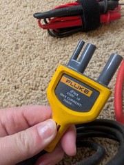 Fluke 381 Remote Display True RMS AC/DC Clamp Meter with iFlex 2500A Used WORKS