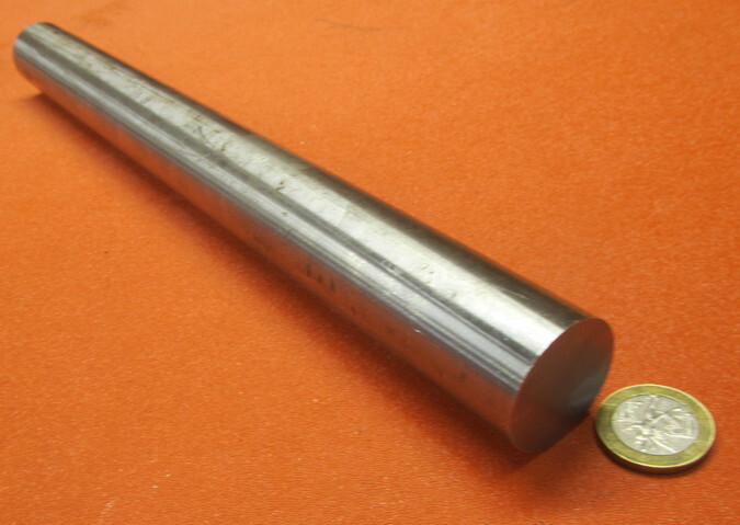 4140/4142 Steel Rod, Metric 30 mm Dia. (-0.051) x 1 FT Length