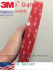 3M 1″ x 15 ft VHB Double Sided Foam Adhesive Tape 5952 Automotive Mounting 24mm