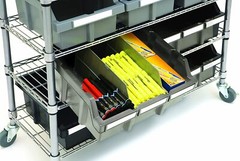 6-PACK GRAY DIVIDERS FOR COMMERCIAL BIN RACK SYSTEM (SHE16509 and SHE16510)