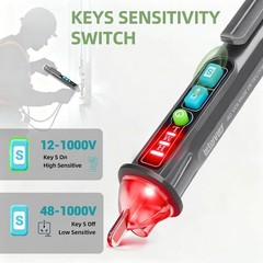 Voltage Tester,Non Contact Voltage Tester Pen2PCS Grey | For Live/Null Wire J…