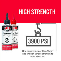 Clear Weld Pro 8 Oz. 2-Part Liquid Epoxy Free Shipping New