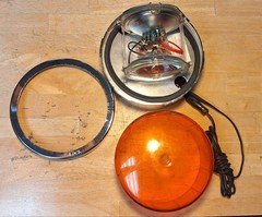 MARS SKYBOLT SW2-ASM-12 VEHICULAR LIGHT WARNING BEACON AMBER 12V
