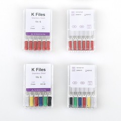 Dental Endo Root Canal File K-files 25mm Stainless Steel #6#8#10#15-45 Hand File
