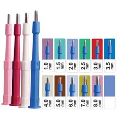 Disposable Sterilized Biopsy Dermal Punches For Dermal Anchors Sharp Single Pack