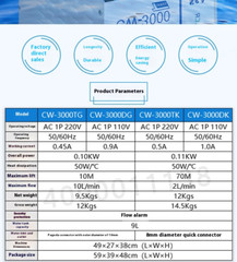 CW3000 5200 5300 Chiller Water Pump Circulating Water Tank Laser Cutting Machine