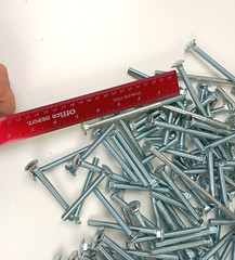 5/16″ Zinc Plated Carriage Bolts Assorted Lengths Bulk Lot 9 Pounds