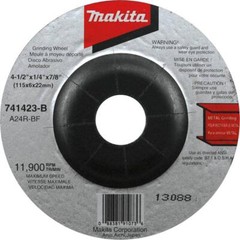 Makita Metal Grinding Wheel 4-1/2 in 24-Grit General Purpose (25-Pack)