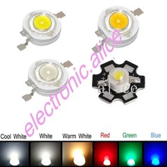 3W High Power LED Chip Light Beads White Red Blue Green IR light-emitting diode