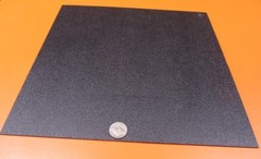 ABS Sheet Haircell Textured, 1 Side, Black, .062″ (1/16″) x 12″ x 12″, 8 Units