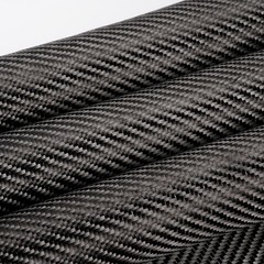 20″ x 10FT Real Carbon Fiber Fabric Cloth Roll 3k 200gsm 2×2 Twill Weave Black