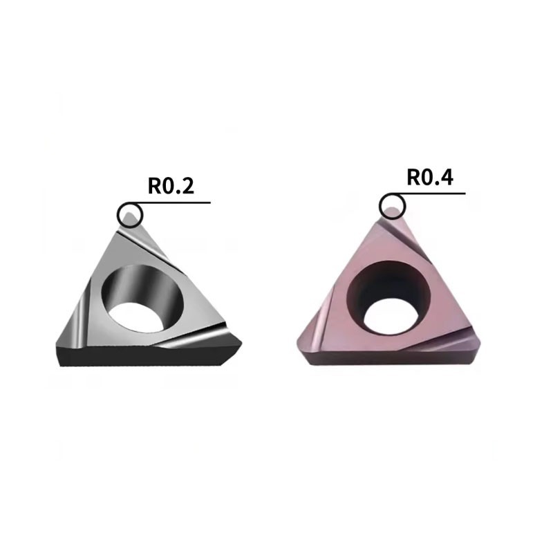 Hard alloy/metal ceramic precision boring and turning blade TBGT / TPGH